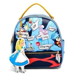 Danielle Nicole Disney‎ Alice in Wonderland Direction Mini Backpack